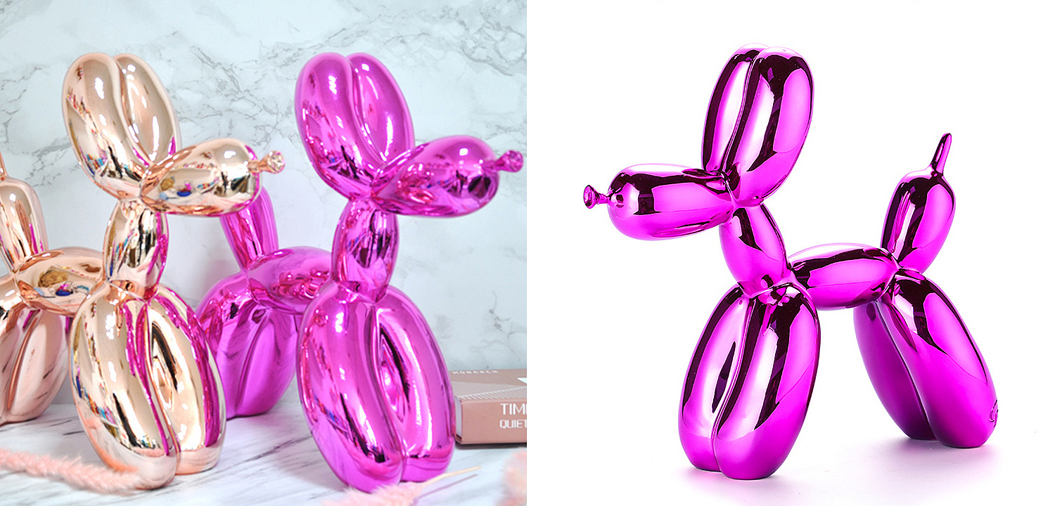 Статуэтка Jeff Koons Balloon Dog fuchsia Статуэтка Jeff Koons Balloon Dog fuchsia - Loft-Concept в Грозном