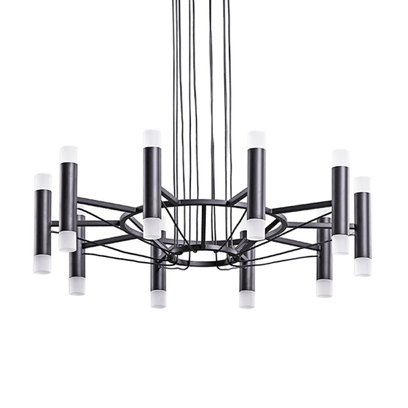 Люстра светодиодная lamp Infinity Белый Черный Люстра светодиодная lamp Infinity Белый Черный в Грозном | Loft Concept