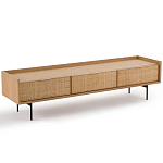 ТВ-тумба с плетеным декором Buckley Wicker TV Stand варинант исполнения - 2 | Loft Concept в Грозном