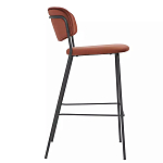 Стул барный с широкой полукруглой спинкой Chair Smooth Shapes варинант исполнения - 2 | Loft Concept в Грозном