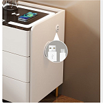 Умная прикроватная тумбочка c зарядкой для телефона Smart Furniture варинант исполнения - 3 | Loft Concept в Грозном