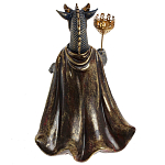 Подсвечник в виде дракона Dragon candlestick Brown Gold варинант исполнения - 3 | Loft Concept в Грозном