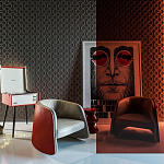 Гипсовая 3D Панель M-18 варинант исполнения - 1 | Loft Concept в Грозном