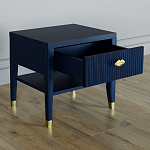 Прикроватная тумбочка с ящиком Elsa Dreams Blue варинант исполнения - 2 | Loft Concept в Грозном