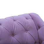 Кушетка фиолетовая с мягкой обивкой из велюра Michael Couch варинант исполнения - 4 | Loft Concept в Грозном
