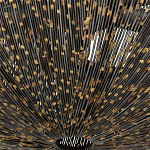 Люстра в форме колокола с декором из тонких железных нитей Jagged Pattern варинант исполнения - 2 | Loft Concept в Грозном