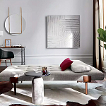 Дизайнерский журнальный стол с чёрной круглой столешницей Visanyp варинант исполнения - 2 | Loft Concept в Грозном