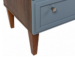 Комод серый из массива бука с 3-мя ящиками Wenge Light варинант исполнения - 4 | Loft Concept в Грозном