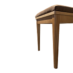 Пуф из массива бука обивка велюр Tasteful Furniture варинант исполнения - 2 | Loft Concept в Грозном