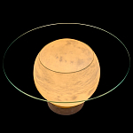 Торшер - журнальный стол Cryptocrystalline Stone варинант исполнения - 7 | Loft Concept в Грозном