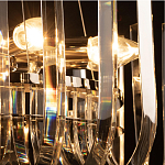 Бра цвета никель с изогнутыми хрустальными элементами Radiant Ribbons варинант исполнения - 7 | Loft Concept в Грозном