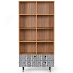 Широкий стеллаж с принтом Elise Rack варинант исполнения - 4 | Loft Concept в Грозном