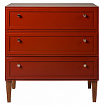 Комод красный из массива бука с 3-мя ящиками Wenge Light варинант исполнения - 2 | Loft Concept в Грозном