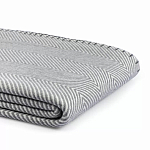 Плед из шерсти мериноса серого цвета 130×180 см Gray Waves варинант исполнения - 2 | Loft Concept в Грозном