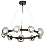 Светодиодная кольцевая люстра IONA Сhandelier black варинант исполнения - 2 | Loft Concept в Грозном