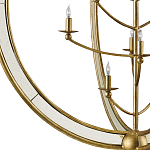 Люстра круглая с состаренными зеркальными элементами на корпусе Sample of Purity варинант исполнения - 1 | Loft Concept в Грозном