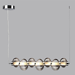 Подвесной светильник линейный с 7-ю рифлеными стеклянными шарами Marcelh Light варинант исполнения - 8 | Loft Concept в Грозном