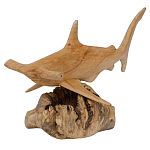 Статуэтка из дерева рыба-молот Animals of the World варинант исполнения - 4 | Loft Concept в Грозном