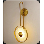 Бра бронзовое с прозрачным стеклянным плафоном Suspension варинант исполнения - 1 | Loft Concept в Грозном