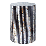 Столик с инкрустацией с перламутровым узором Dominic Black варинант исполнения - 1 | Loft Concept в Грозном