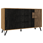 Комод с 3-мя ящиками и дверцей Stone Effect варинант исполнения - 2 | Loft Concept в Грозном