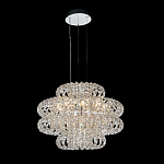 Люстра круглая с россыпью хрусталя Perfection of Diamonds варинант исполнения - 1 | Loft Concept в Грозном