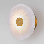 Бра светодиодный с мраморным рассеивателем латунь варинант исполнения - 2 | Loft Concept в Грозном