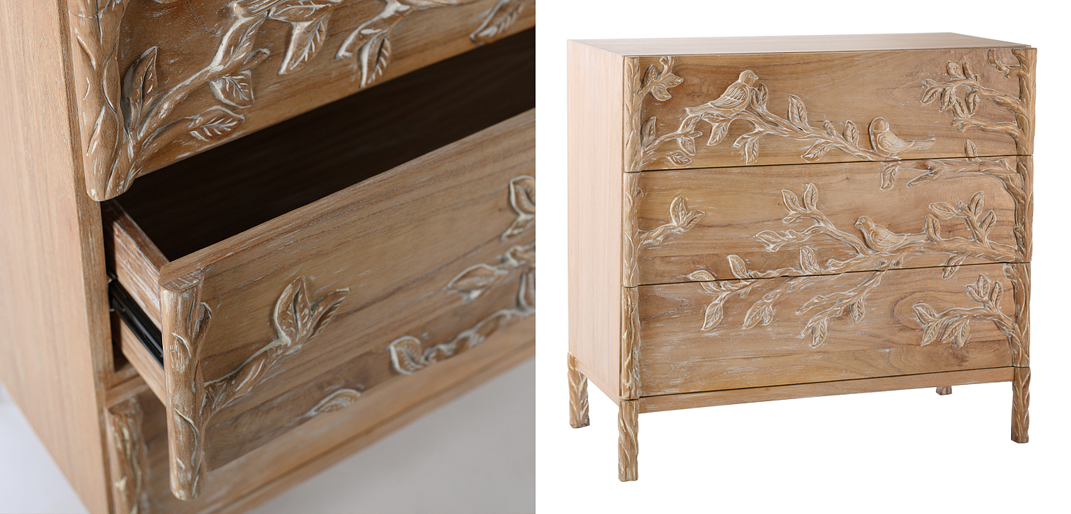 Комод с птицами Land & Sky Chest of Drawers Комод с птицами Land & Sky Chest of Drawers - Loft-Concept в Грозном