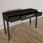 Элегантная Консоль Primo с выдвижным ящиком Темный орех варинант исполнения - 5 | Loft Concept в Грозном