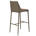 Стул барный с терракотовой обивкой из экокожи Spectacular High Chair варинант исполнения - 2 | Loft Concept в Грозном