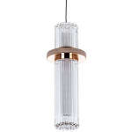 Подвесной светильник золото Odile Acrylic Tube Hanging Lamp Gold варинант исполнения - 1 | Loft Concept в Грозном
