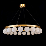 Люстра круглая с сферическими плафонами из натурального камня Phased Spheres варинант исполнения - 1 | Loft Concept в Грозном