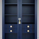 Дизайнерский шкаф витрина Elsa Dreams Blue с 4-мя ящиками варинант исполнения - 2 | Loft Concept в Грозном