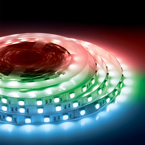 Светодиодная лента 15W/m 60LED/m 5050SMD разноцветная 5M
