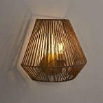 Бра с плетенным из пеньки абажуром Jutti H25 см варинант исполнения - 2 | Loft Concept в Грозном