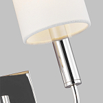 Бра с прямоугольным основанием и 2-мя белыми цилиндрическими льняными абажурами Feiss варинант исполнения - 2 | Loft Concept в Грозном