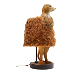 Настольная лампа Цурикат плафон из меха варинант исполнения - 2 | Loft Concept в Грозном