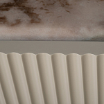 Тумба под телевизор серая с мраморной столешницей Uniqueness Marble варинант исполнения - 4 | Loft Concept в Грозном