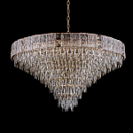 Люстра с каскадом из прозрачного хрусталя Constant Sparks варинант исполнения - 14 | Loft Concept в Грозном