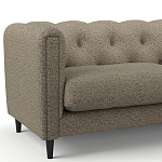 Мебельная ткань Шенилл коричневый цвет 138 см T4-28 варинант исполнения - 6 | Loft Concept в Грозном