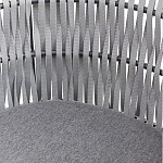 Кресло с декоративным плетением на спинке и подлокотниках Armchair Weaving варинант исполнения - 8 | Loft Concept в Грозном