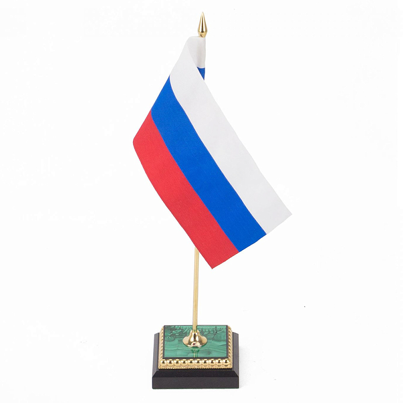 Флагшток из малахита и бронзы с позолотой Stone Flagpole Малахит (зеленый) Красный Белый Синий Флагшток из малахита и бронзы с позолотой Stone Flagpole Малахит (зеленый) Красный Белый Синий в Грозном | Loft Concept