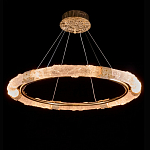 Люстра в форме кольца с золотым декором Warm Heavenly Light варинант исполнения - 2 | Loft Concept в Грозном