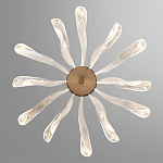 Люстра с крупными рельефным декором в виде лепестков 60 см Ethereal Bloom варинант исполнения - 4 | Loft Concept в Грозном