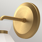 Бра с белым конусным плафоном из стекла Alora Mood варинант исполнения - 6 | Loft Concept в Грозном