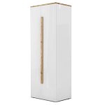 Шкаф платяной с белым глянцевым фасадом Grace of Furniture варинант исполнения - 2 | Loft Concept в Грозном