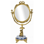 Настольное зеркало в бронзовой рамке Eden Garden варинант исполнения - 1 | Loft Concept в Грозном