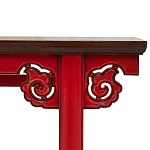 Деревянная консоль в китайском стиле красная Tang Console Table варинант исполнения - 5 | Loft Concept в Грозном