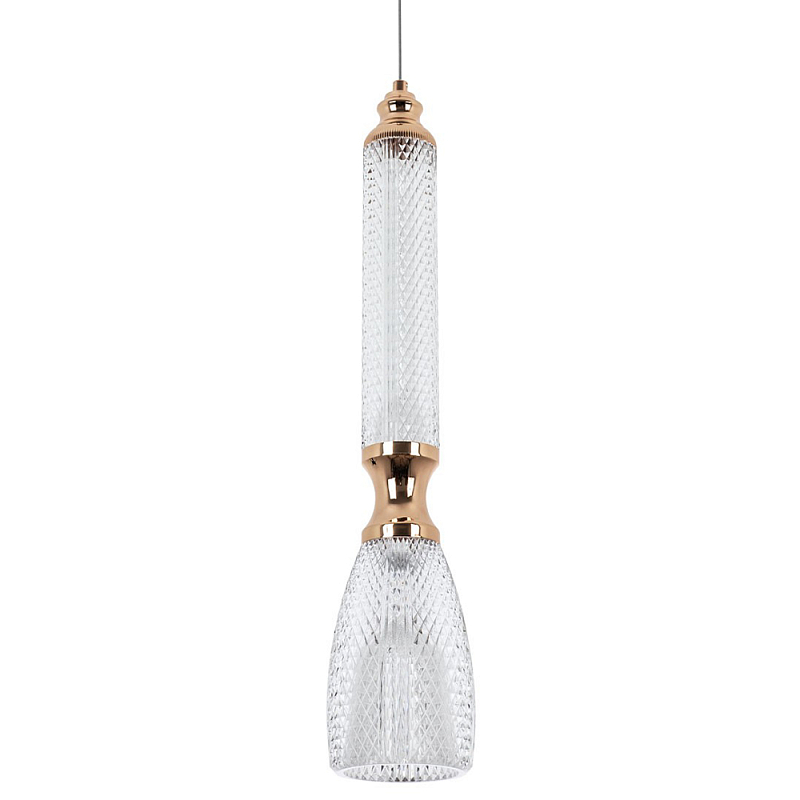 Подвесной светильник Moreau Hanging Lamp Прозрачный Глянцевое золото Подвесной светильник Moreau Hanging Lamp Прозрачный Глянцевое золото в Грозном | Loft Concept