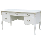 Письменный стол в стиле прованс Montmartre Provence White Desk варинант исполнения - 1 | Loft Concept в Грозном
